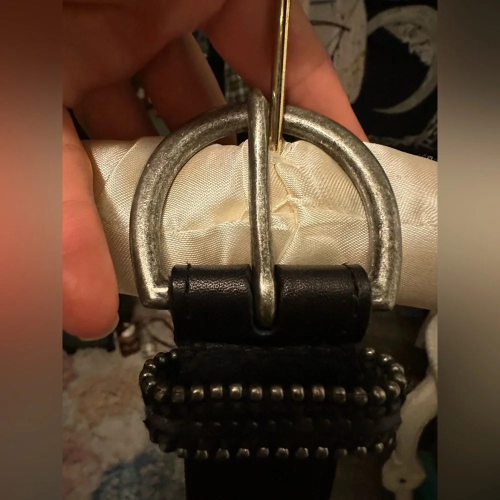 Free People silver stud belt